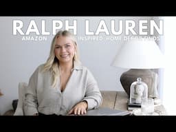 Ralph Lauren Amazon Inspired Home Decor | Amazon Home Decor Haul | Amazon Home Decor Must Haves.