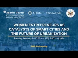 Women entrepreneurs as catalysts of smart cities and the future of urbanization