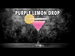 This Purple Lemon Drop Will Be Your New Favorite Cocktail! 🍹