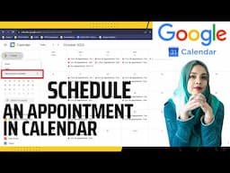 Creating a Booking/appointment Schedule in Google Calendar So Anyone Can Book