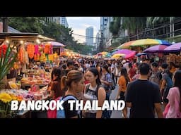 Chatuchak Weekend Market | World's Biggest Street Market in Bangkok, Thailand • Walking Tour 4K HDR