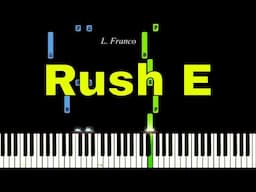 Rush E Easy Piano Tutorial