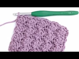 How to Crochet A Super Easy Stitch | Perfect For Blankets! 🧶