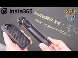 Insta360 X4 Peter McKinnon Edition with NEW 2-in-1 Foldable Selfie Stick & Mini Remote!