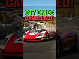 Gran Turismo 7 on PC Has Been CANCELLED…