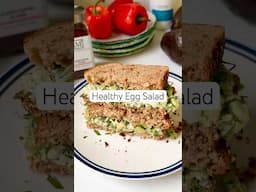 Healthy Egg Salad Recipe (No-Mayo!) #shorts #eggsalad