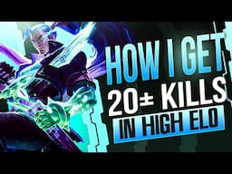 HOW I GET 20+ KILLS ON YASUO IN HIGH ELO!