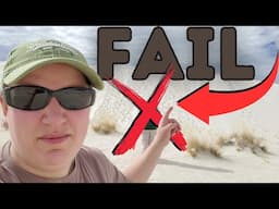 We Left Wisconsin for THIS??? Sand Sledding Fail!