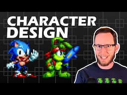 Make Sonic Character Designs in Pixel Art!