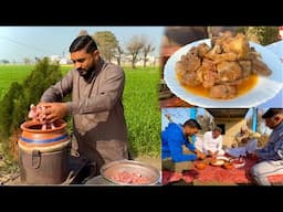 Pashawari Namkeen mutton handi |  Easy & Delicious  Namkeen Goshat Recipe Matti ki handi