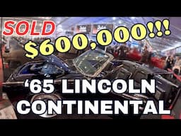 SUPERCHARGED 1965 LINCOLN CONTINENTAL SOLD HIGH BID BARRETT JACKSON