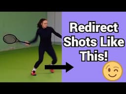 How to block and redirect in tennis