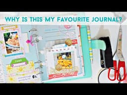 JUNK JOURNAL JANUARY | How To Add Hidden Journaling | My Favourite Journal