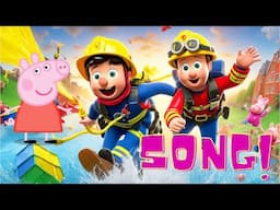 peppa pig fireman sam song (Super Fly Air Ways)