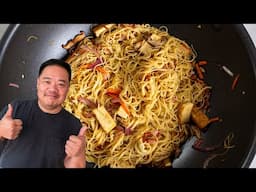 Is this the most Asian of the Italian pastas? Angel Hair Stir Fry (Singapore Noodle knock-off)