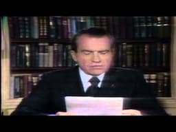 President Nixon on Vietnam peace talks