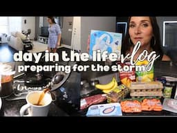 Calm Before The Storm | 2 Days in 1 Vlog, Grocery Haul, iClever Kids Headphones & Storm Prep!