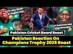 Ye Jay Shah Ki Sajish Hai Bhaijaan | Pak Reaction On Champions Trophy Roast | Pakistan Cricket Roast