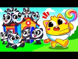 Counting 10 Little Pandas for Kids | Family Time Songs by Toddler Zoo for Kids