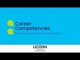 Career Competencies   Articulating Transferable Skills Through the Curriculum