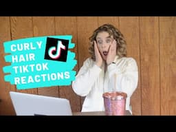 Reacting to CURLY HAIR TIKTOKS! Trends, Myths, Product Reviews, and EPIC FAILS!