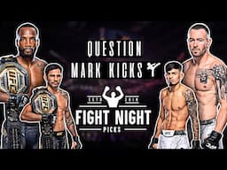 Question Mark Kicks - UFC 296: Edwards vs. Covington Preview