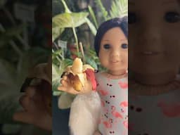 American Girl Doll - world's smallest banana!