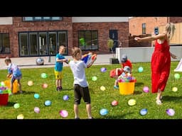 WATER BALLOONS CHALLENGE | Fun Summer Activities for Kids