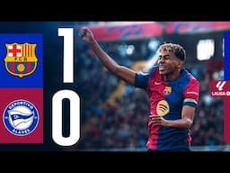 FC BARCELONA 1 vs 0 ALAVÉS  | LALIGA 2024/25 MD22