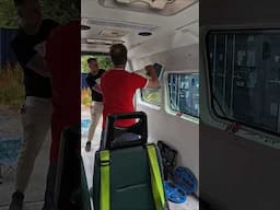 CONVERTING AN AMBULANCE To A Campervan! #shorts #vanlife #vanbuild #vanlife