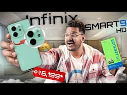 infinix Smart 9 HD Unboxing in ಕನ್ನಡ⚡At ₹6199, MediaTek G50, IPS HD+, 5000mAh+ 10W