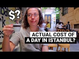 How much does a day in Istanbul REALLY cost? | Istiklal Caddesi to Taksim Square | Istanbul vlog