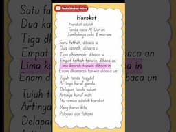 lagu tentang harakat | tanda baca al quran #trending #belajar #islam