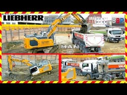 Liebherr R 930 VA Löst Fels & MAN Trucks, Ludwigsburg, 2024. #excavator #liebherrbagger