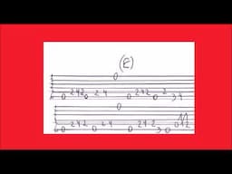 Shuffle BLUES Rhythms in E with TABS