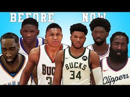 First and last appearance of the most famous players in NBA 2K games - PART 1