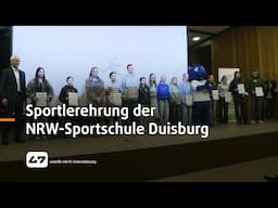 STUDIO 47 .live | SPORTLEREHRUNG DER NRW-SPORTSCHULE DUISBURG