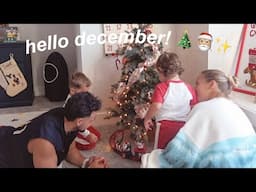 HELLO DECEMBER: vlogmas..? thanksgiving + decorating the kid's rooms for christmas