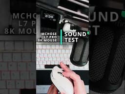 ASMR Mouse Sound Test: MCHOSE L7 PRO Clicks and Scrolls