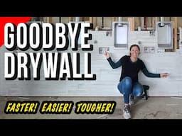 Fast & Final Walls: No Tape, Mud or Paint | Durable and Easy to Clean