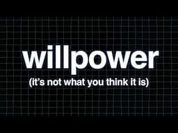 4 Secrets to Get More WIllpower (that you've never heard before)