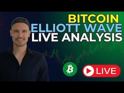 🔴 Live Bitcoin Analysis | Elliott Waves | Chatting & Q&A | Trading Psychology