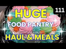 FRUGAL LIVING & Food Pantry Haul 2025 - Food Haul - FOOD BANK - Food Pantry Haul - Budget Meals