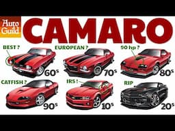 All 6 Camaro generations explained (30 criteria compared)