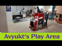 We made Indoor play area for Avyukt !! Basement setup for Avi #indoorplayground