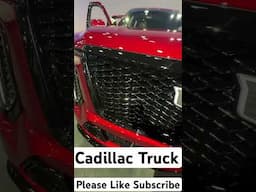 Cadillac Truck SUV Amazing Fire Red #truck #suv #cadillac