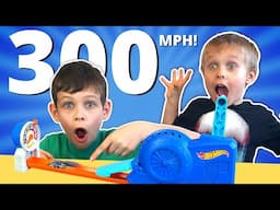 How Fast Can Hot Wheels Cars Go With The Rev Launch Challenge