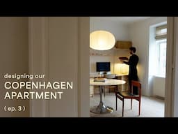 COPENHAGEN APARTMENT DESIGN (ep.3) | new shelves, blinds, chair & more