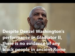 There is not a shred of evidence to suggest the presence of any black people in ancient Rome