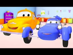 Grúa para niños - El Carro de Carreras Azul - Tom la grúa en Auto City